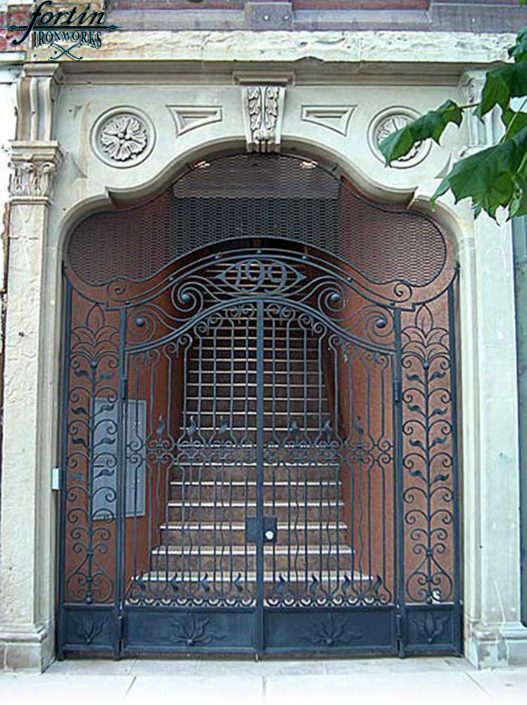 custom signage security gate