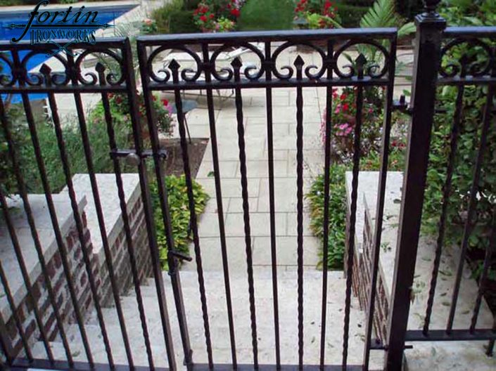 decorative custom garden gate